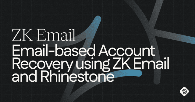 Email-based Account Recovery using ZK Email and Rhinestone